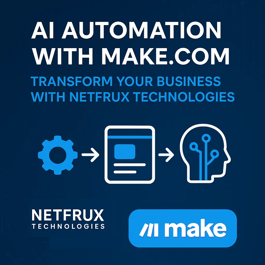 AI Automation with Make.com: Streamline Business Processes with NETFRUX TECHNOLOGIES